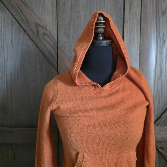 LAST CHANCE Vince Cashmere Cropped Hoodie - Picture 2 of 4